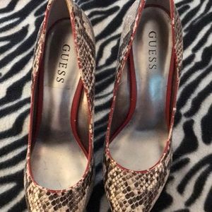 Guess platform heels